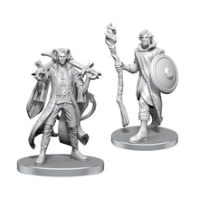 Critical Role Unpainted Miniatures: Mollymauk Tealeaf & Caduceus Clay