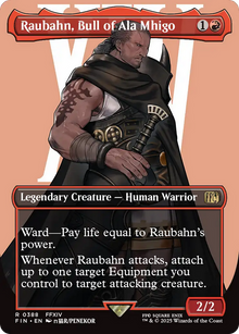Raubahn, Bull of Ala Mhigo (Borderless) [FINAL FANTASY]