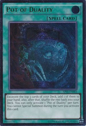 Pot of Duality [AP05-EN003] Ultimate Rare
