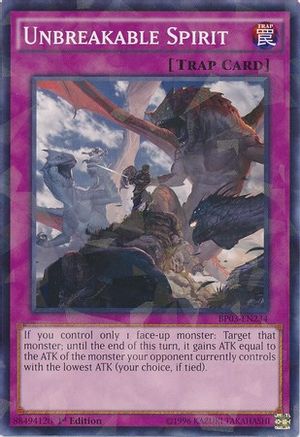 Unbreakable Spirit [BP03-EN234] Shatterfoil Rare