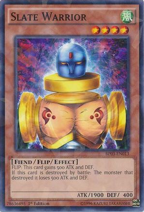 Slate Warrior [BP03-EN013] Shatterfoil Rare