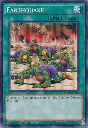 Earthquake [BP03-EN150] Shatterfoil Rare