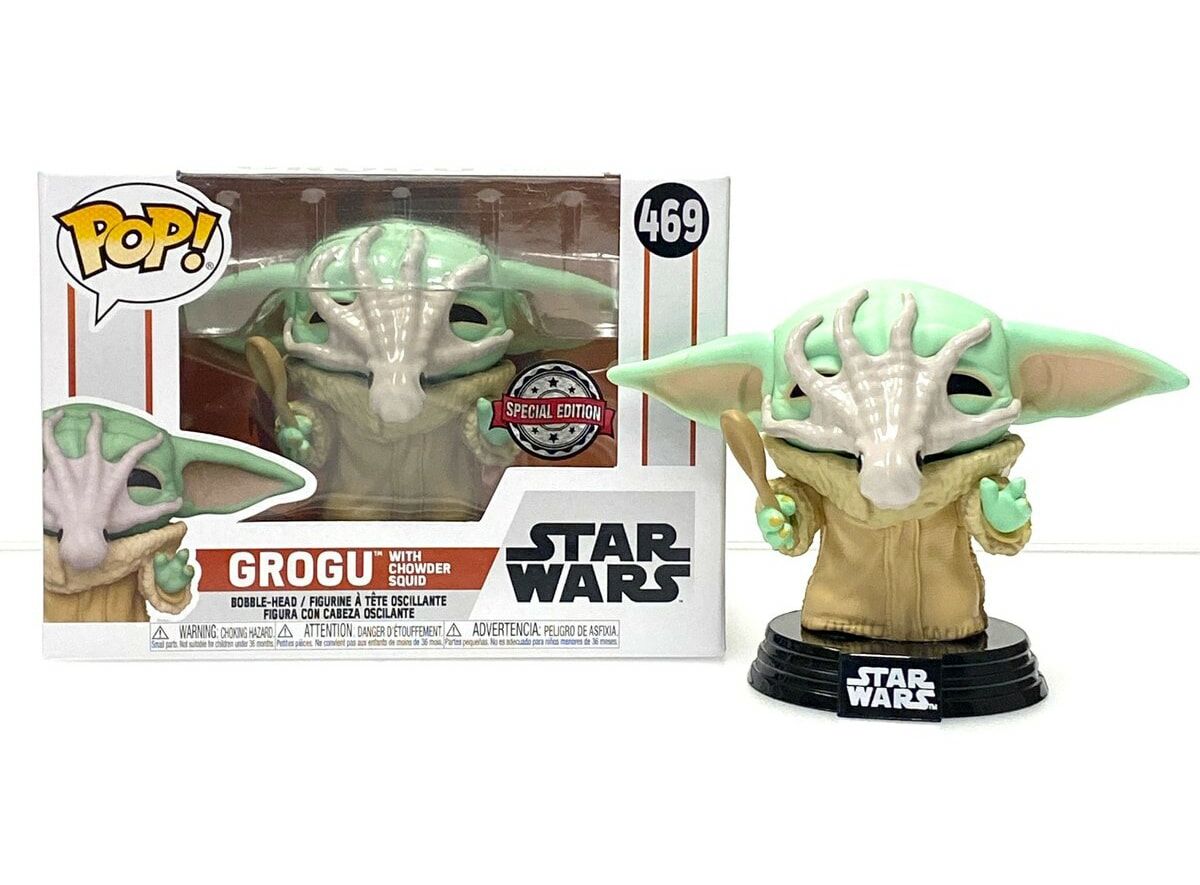 Funko: Star Wars - Grogu with Chowder Squid 469 Pop!