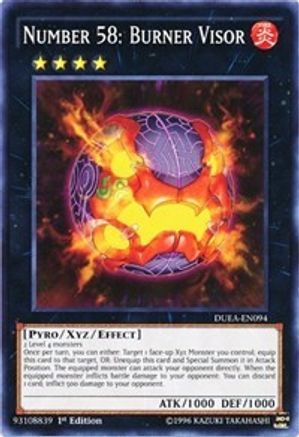 Number 58: Burner Visor [DUEA-EN094] Common