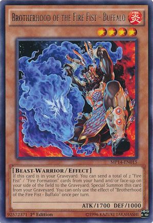 Brotherhood of the Fire Fist - Buffalo [MP14-EN015] Rare