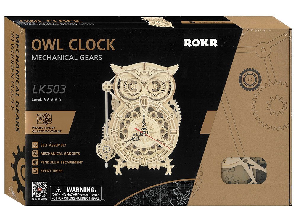Rokr: Owl Clock