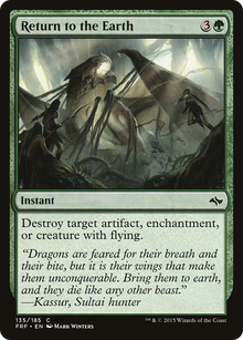 Return to the Earth [Fate Reforged]