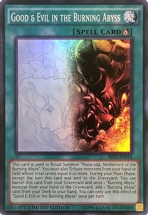 Good & Evil in the Burning Abyss [SECE-ENS14] Super Rare