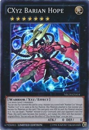 CXyz Barian Hope (SE) [NECH-ENS14] Super Rare