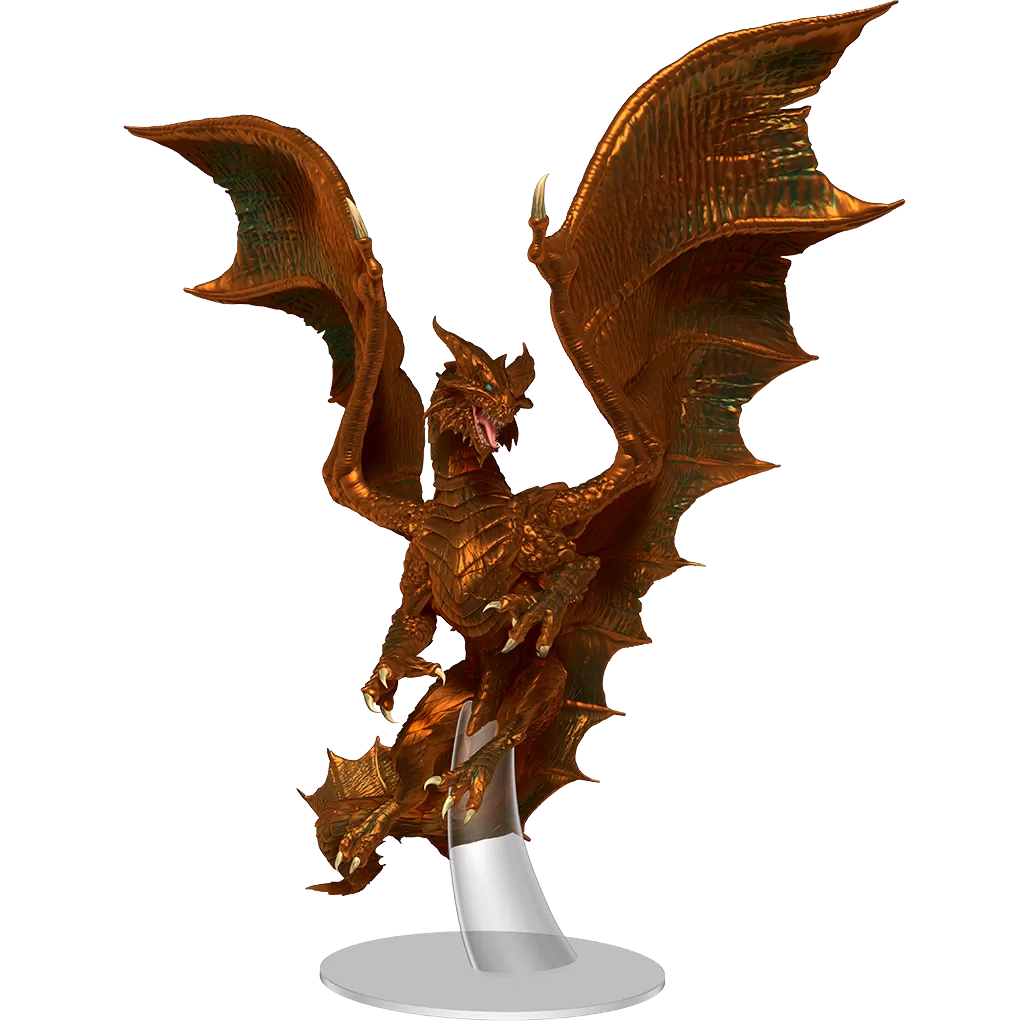 Icons of the Realms: Adult Copper Dragon