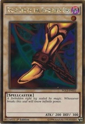 Right Leg of the Forbidden One [PGL2-EN022] Gold Rare