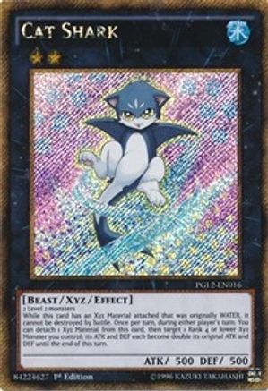 Cat Shark [PGL2-EN016] Gold Secret Rare