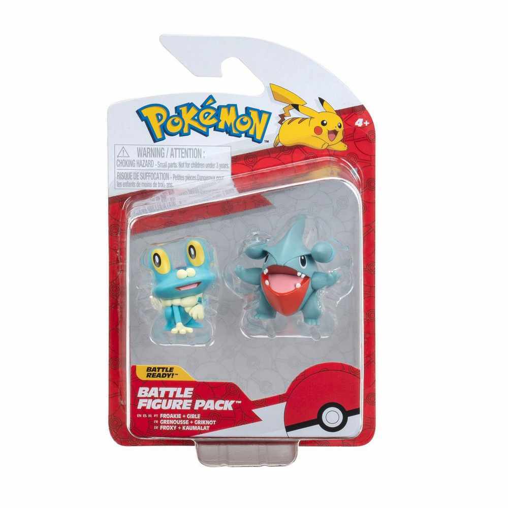 Pokemon: Battle Figure Pack - Froakie & Gible