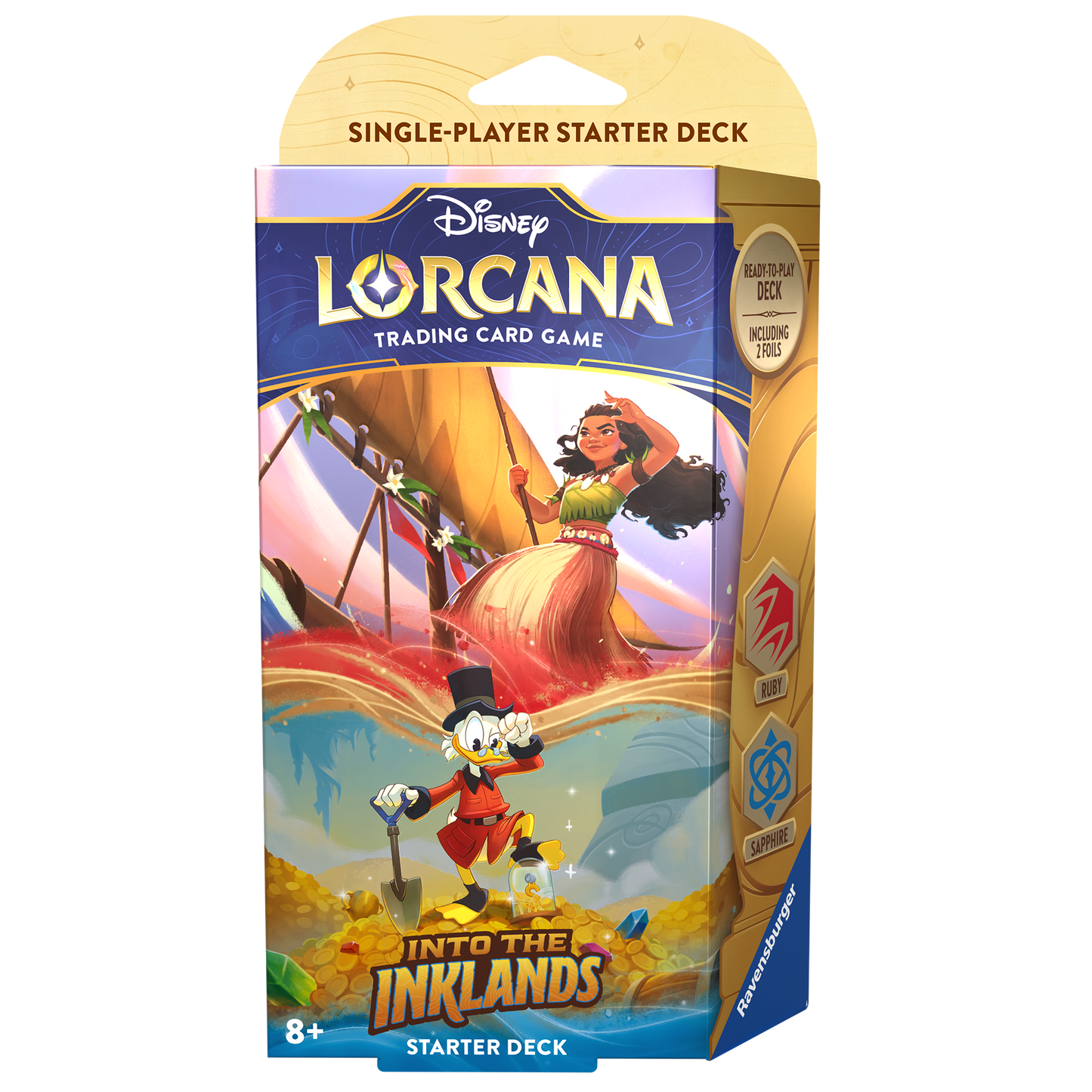 Disney Lorcana: S3 Into the Inklands! Starter Deck: Ruby & Sapphire