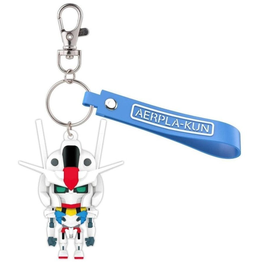 Bandai: Gundam - 3D Rubber Mascot Keychain - Aerpla-Kun