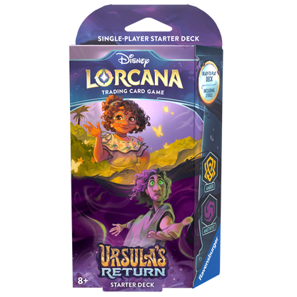 Disney Lorcana: S4 Ursula's Return Starter Deck: Amber & Amethyst