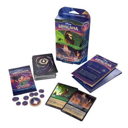 Disney Lorcana: S5 Shimmering Skies Starter Deck: Emerald & Steel