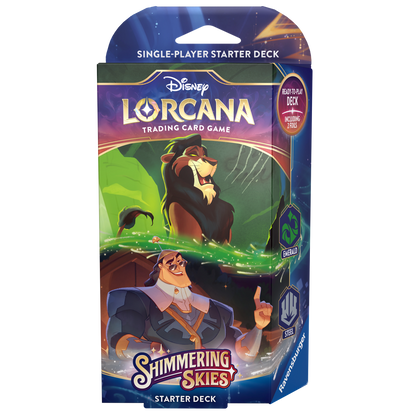 Disney Lorcana: S5 Shimmering Skies Starter Deck: Emerald & Steel