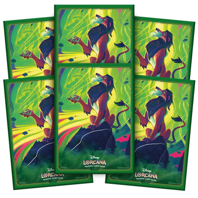 Disney Lorcana: S6 Azurite Sea Card Sleeves: Scar, Vengeful Lion
