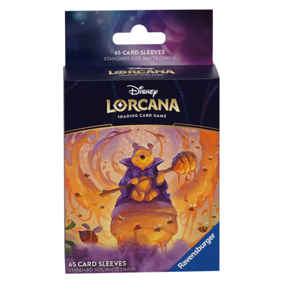 Disney Lorcana: S6 Azurite Sea Card Sleeves: Winnie the Pooh, Hunny Wizard