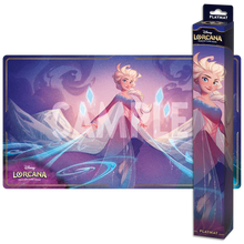 Disney Lorcana: S6 Azurite Sea Playmat: Elsa, The Fifth Spirit