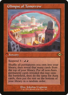 Glimpse of Tomorrow (Retro Frame) (MH2-407) - Modern Horizons 2 Etched Foil