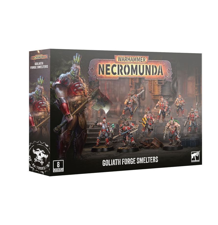 Necromunda: Goliath Forge Bosses and Sumpkrocs