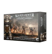 Legiones Astartes: Cataphractii Terminators with Volkite Chargers and Power Mauls