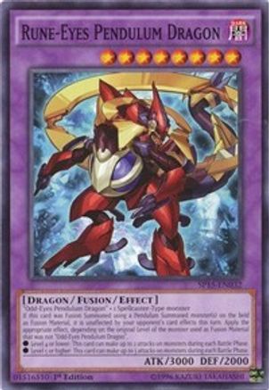 Rune-Eyes Pendulum Dragon [SP15-EN032] Common