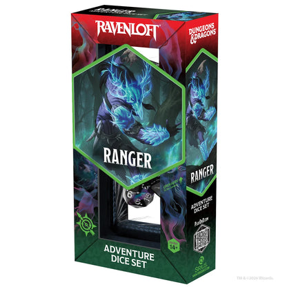 Sirius Dice: D&D Adventure Dice - Ranger - Black/Blue