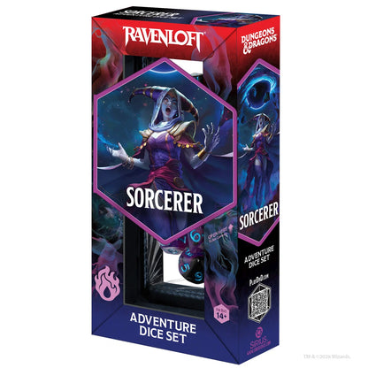Sirius Dice: D&D Adventure Dice - Sorcerer - Purple