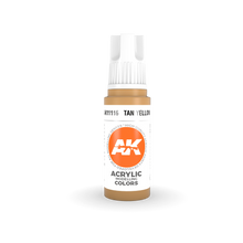 AK Interactive Tan Yellow Acrylic Paint 17ml 3rd Generation
