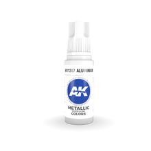 AK Interactive Aluminium Metallic Acrylic Paint 17ml 3rd Generation