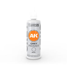 AK Interactive Grey Primer 100ml 3rd Generation