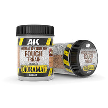 AK Interactive Dioramas: Neutral Texture For Rough Terrains - 250ml (Acrylic)