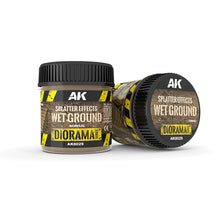 AK Interactive Dioramas: Splatter Effects Wet Ground - 100ml