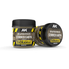 AK Interactive Dioramas: Splatter Effects Stirred Earth - 100ml
