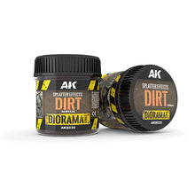 AK Interactive Dioramas: Splatter Effects Dirt - 100ml