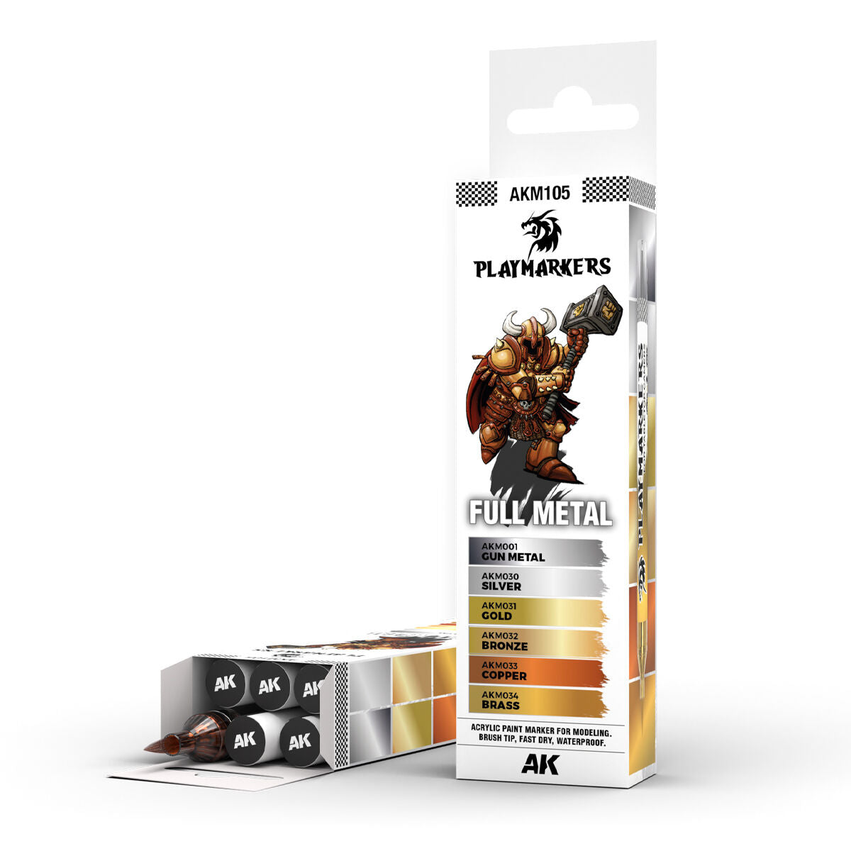 AK Interactive: Playmarkers Set - Full Metal