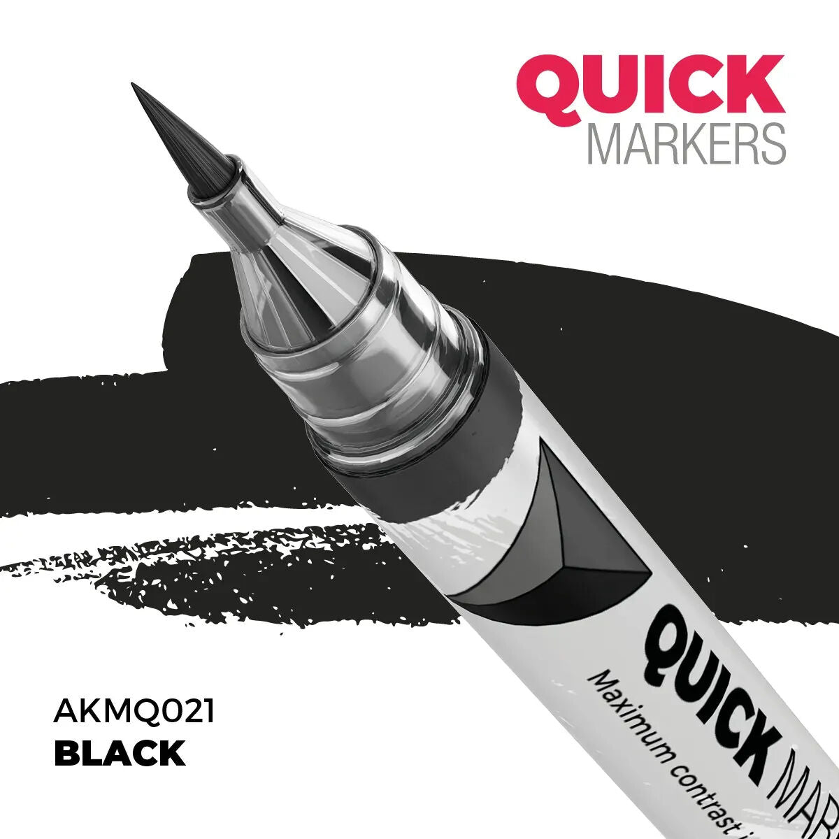 AK Interactive: Quick Markers - Black