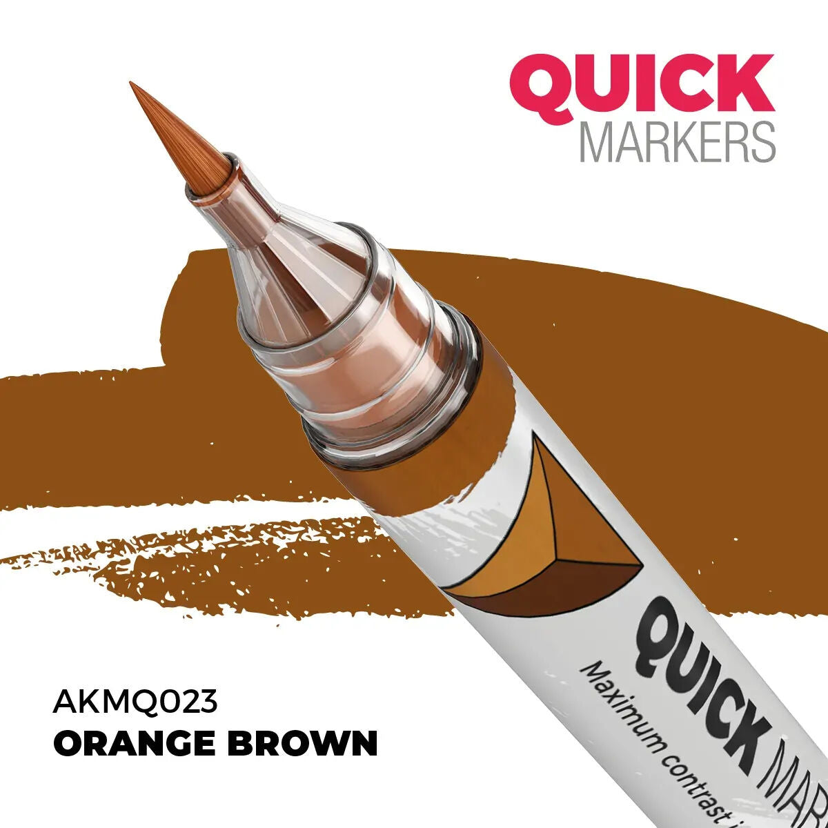 AK Interactive: Quick Markers - Orange Brown