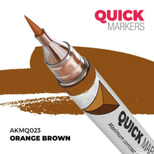 AK Interactive: Quick Markers - Orange Brown