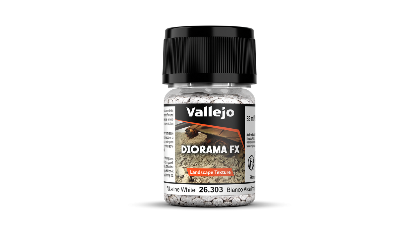 Vallejo: Diorama Effects - Landscape Textures Alkaline White 35ml (2-5mm)