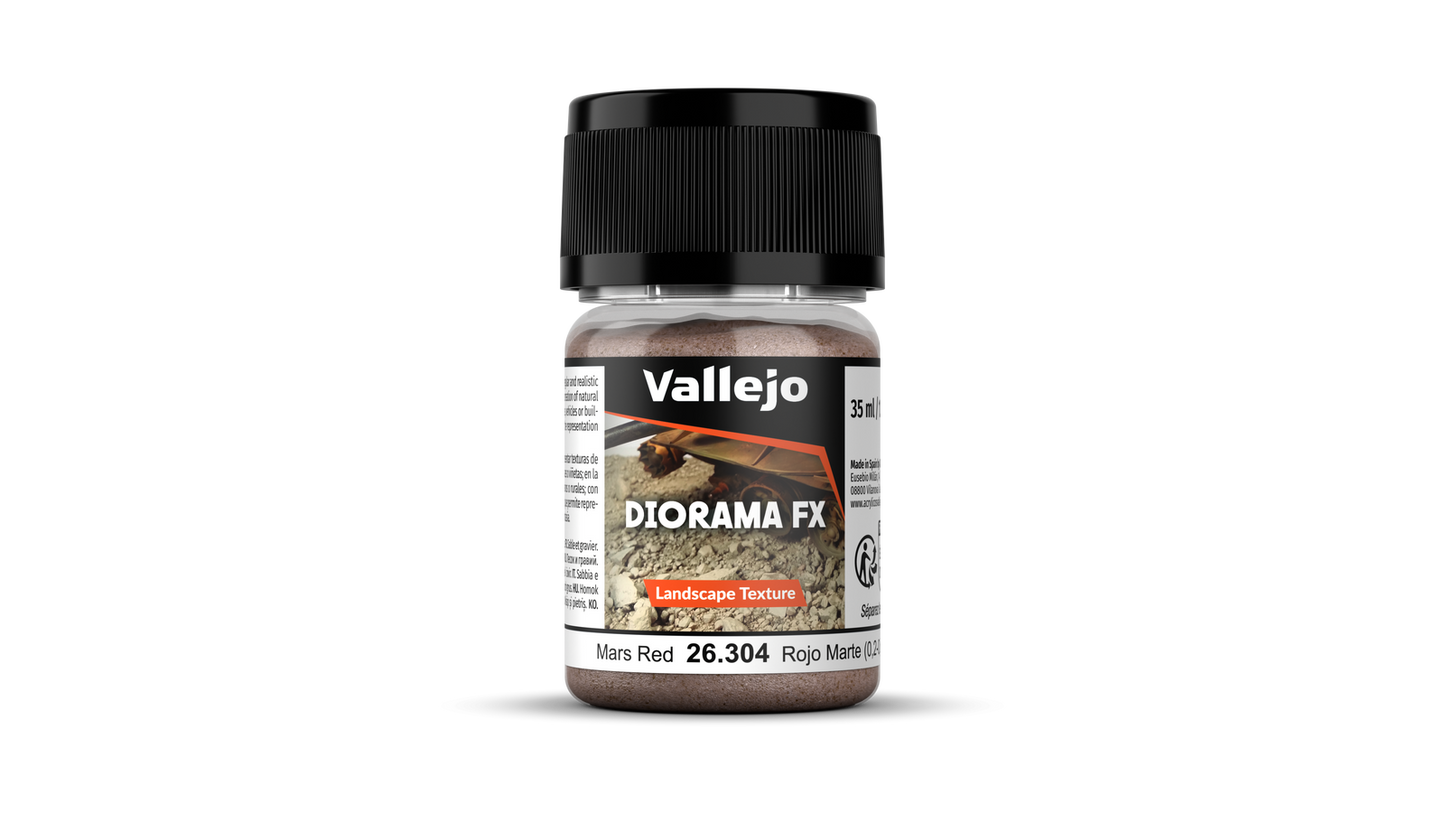 Vallejo: Diorama Effects - Landscape Textures Mars Red 35ml (0.2-0.6mm)