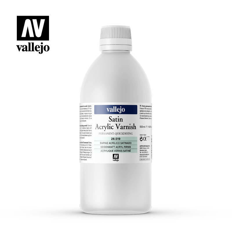 Vallejo: Satin Varnish 500ml