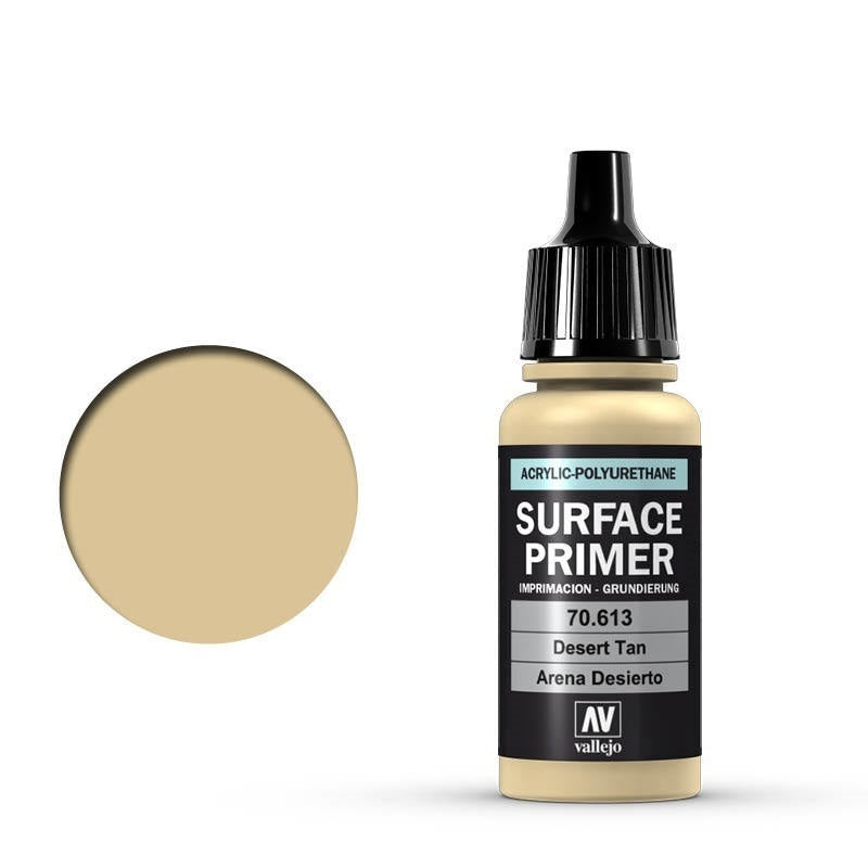 Vallejo: Surface Primer Desert Tan Base 17 ml