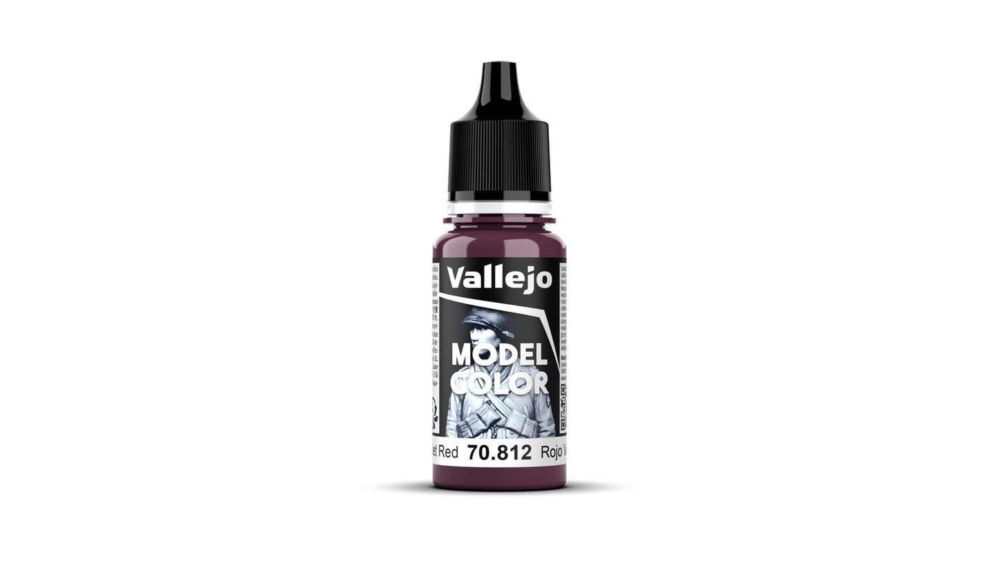 Vallejo: Model Colour #046 - Violet Red - 18 ml Matt Acrylic Paint