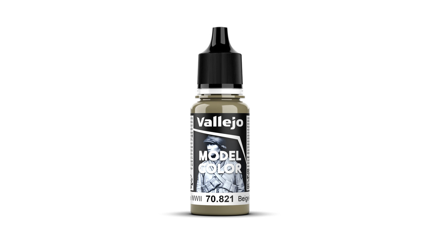 Vallejo Model Colour #113 - German Beige WWII - 18 ml Matt Acrylic Paint