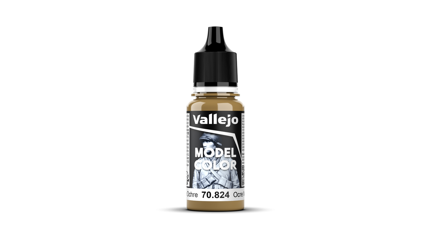 Vallejo Model Colour #133 - Orange Ochre - 18 ml Matt Acrylic Paint