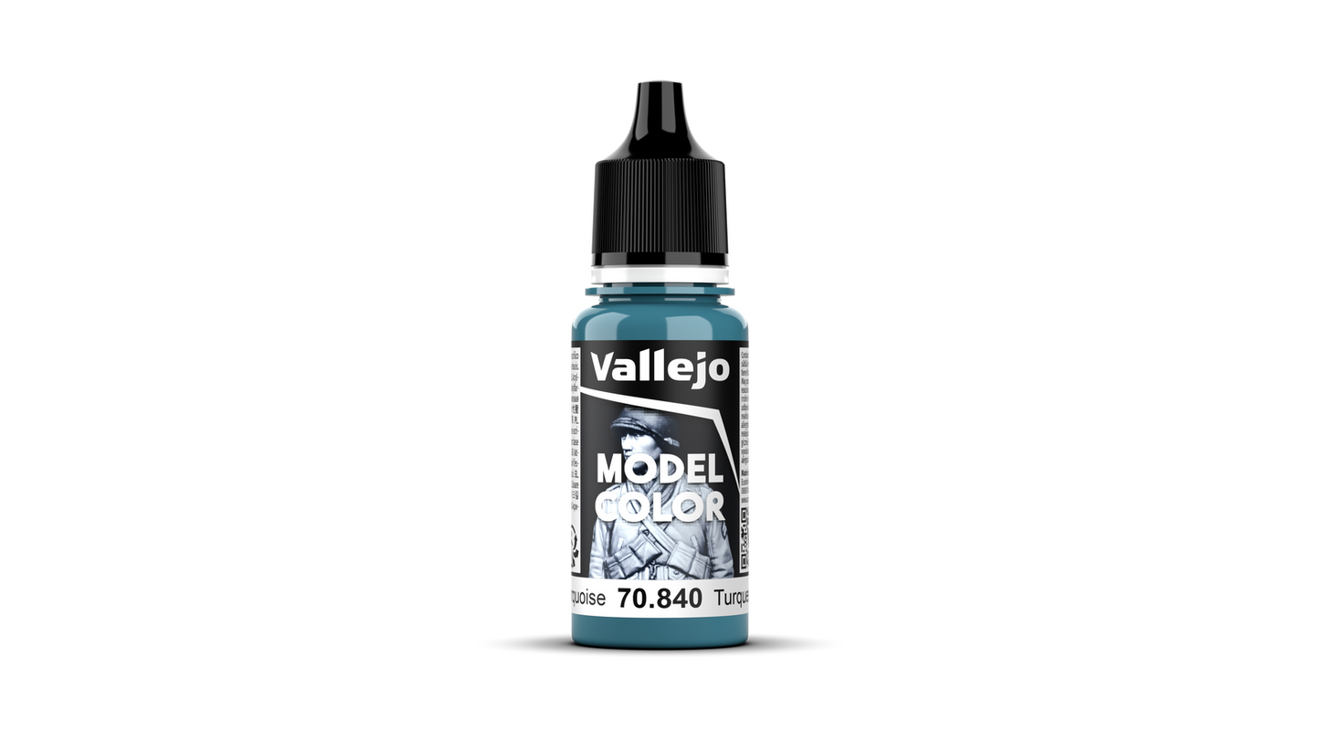 Vallejo Model Colour #070 - Light Turquoise - 18 ml Matt Acrylic Paint